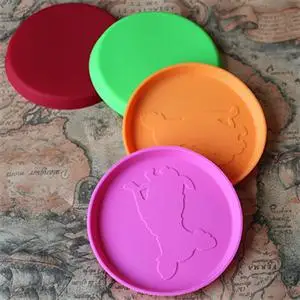 

Outdoor Training Funny Flying Saucer Large Pet Dog Flying Disc Tooth Resistant Training Fetch Toy 1PCS Silicone