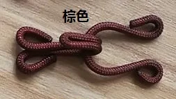 Brown 10 комплектов 38 мм тканевый крючок с покрытием и глаз для одежды шуба красочные черные белые металлические крючки и глаза Розничная - Цвет: Brown
