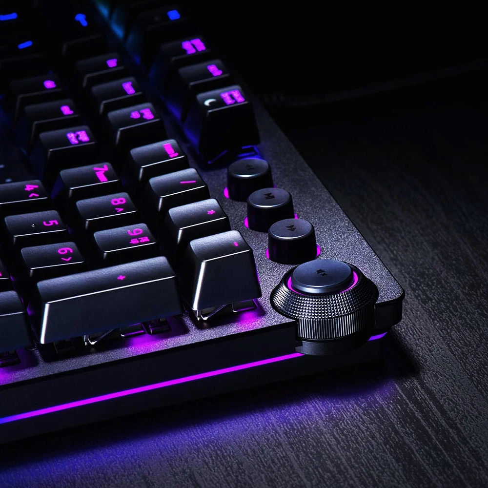 Razer Huntsman Elite Проводная игровая клавиатура Механическая игровая клавиатура RGB подсветка Тактильные переключатели эргономичный дизайн для ПК