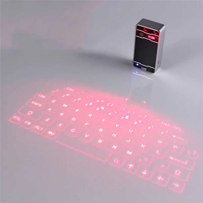 

Bluetooth Wireless Laser Keyboard Virtual Projection Keyboard Portable For Iphone Android Smart Phone Ipad Tablet PC Notebook