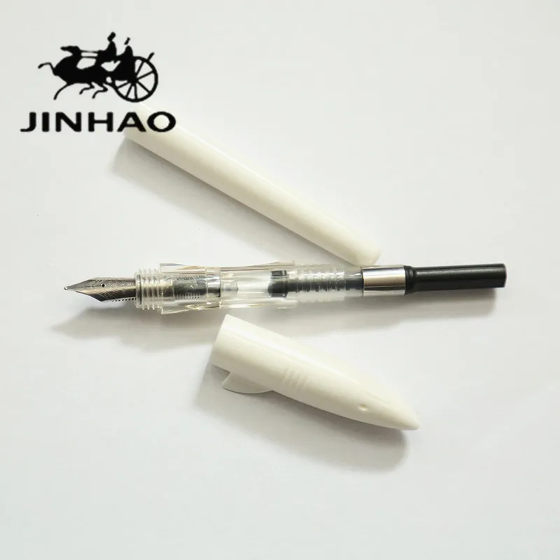 Buy 1pc/lot Shark Style JINHAO White Fountain Pen