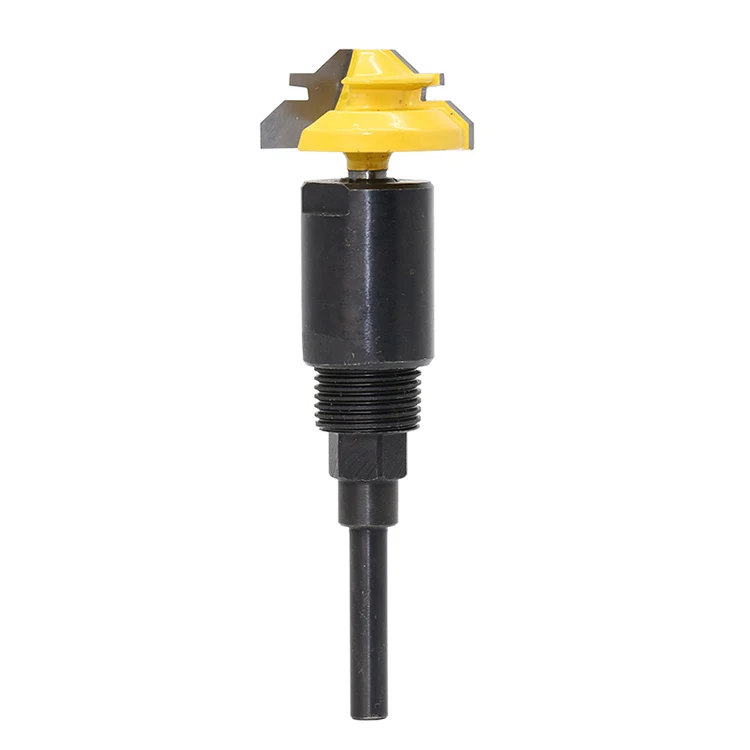 free shipping Woodworking milling cutter 1/4 shank extension rod trimming machine tool extension rod lengthening rod.