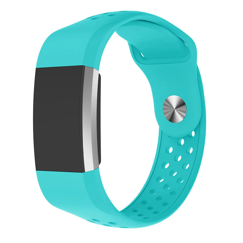Силиконовый ремешок для часов или Смарт часы Fitbit Charge 2 модный цветной спортивный