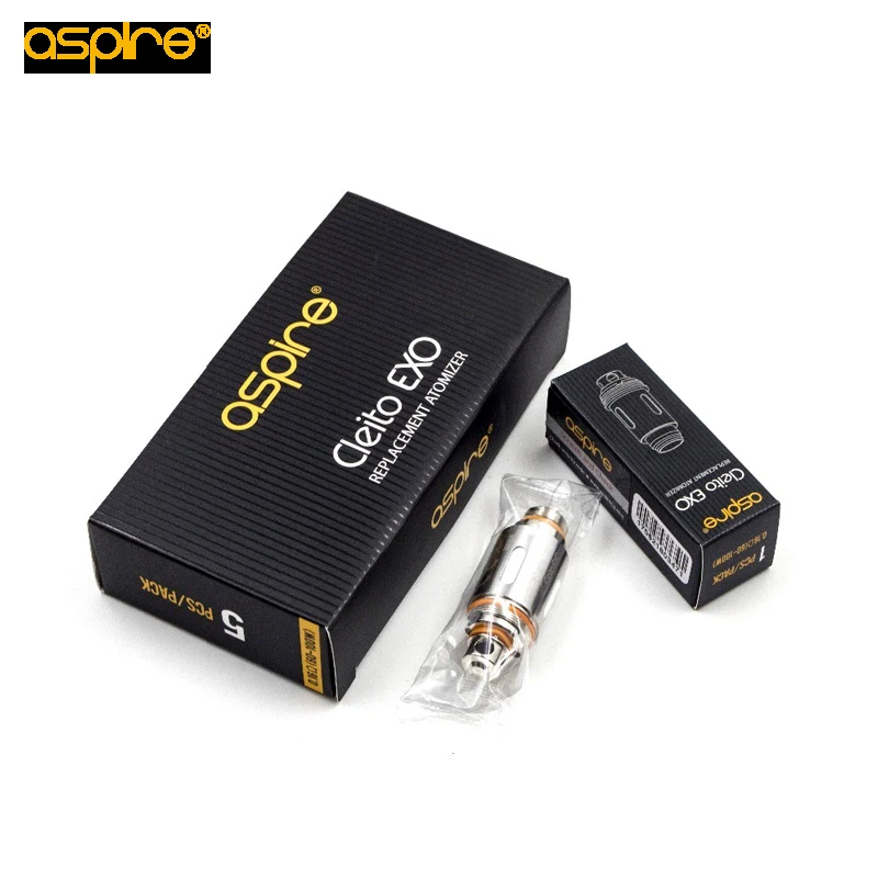 1 шт. 5 10 Aspire Cleito катушка для электронной сигареты 0.16ohm головка распылителя Clapton EXO