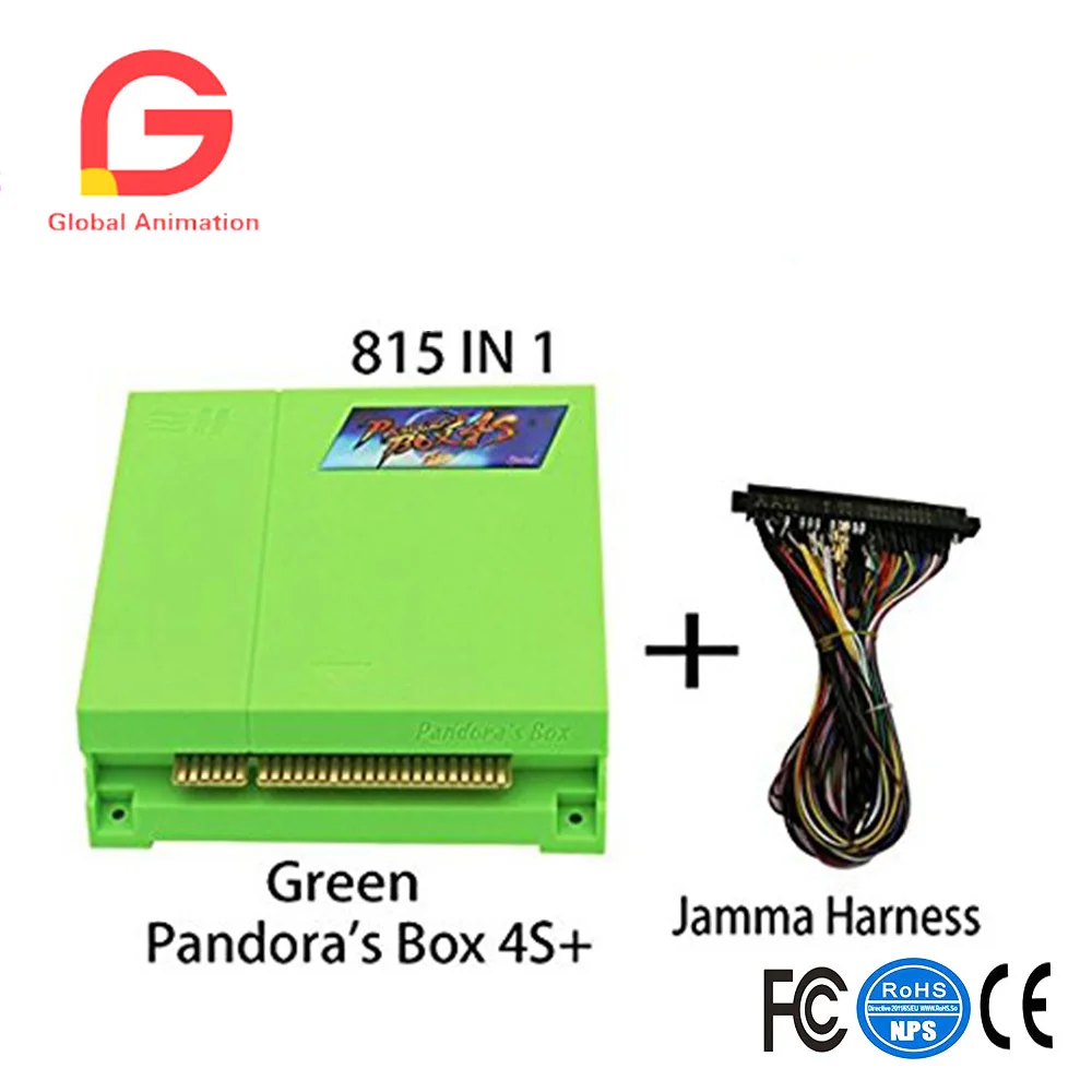 

Game Box PCB 815 In 1 Multi Arcade Games Jamma Board with Jamma Harness VGA HDMI Output Arcade Cabinet - Green Wisamic