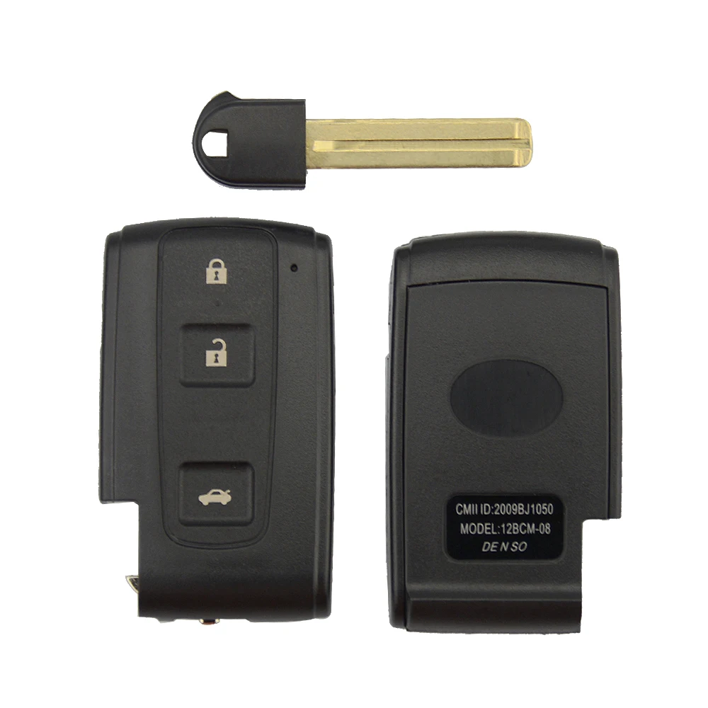 OkeyTech 2/3 кнопочная смарт карта для Toyota PRIUS 2004 2009 COROLLA VERSO Camry маленькое лезвие