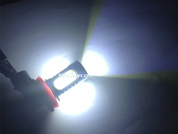 1 шт. 7 5 Вт 12 В h8 светодиодная противотуманная Лампа ксенон hid Белый h11 COB R5 чип для