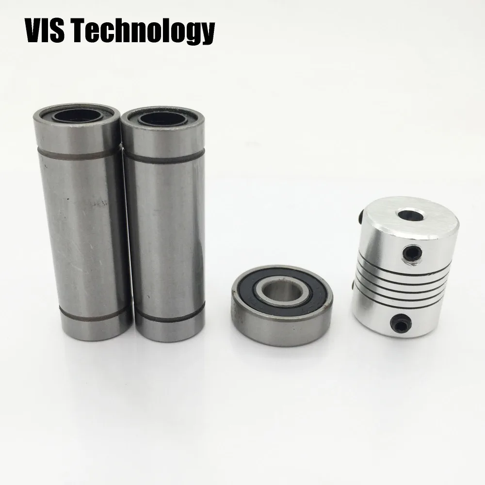 Линейный шарикоподшипник LM8LUU 2 шт. + 1 608RS вал ПК муфта 5X8 для SLA Nano printer Thingiverse