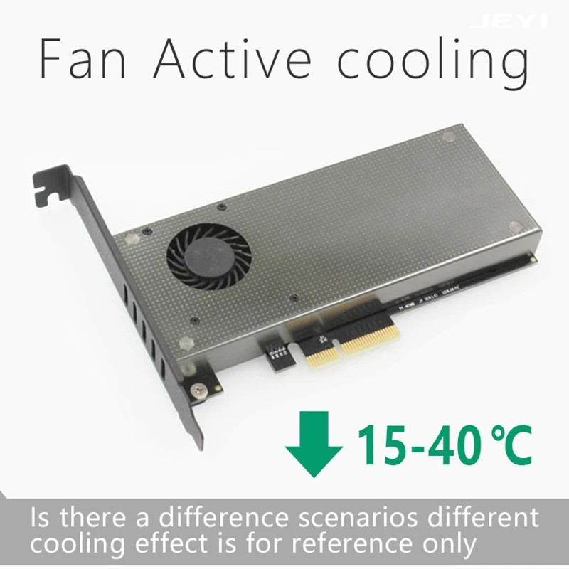AAAJ M.2 Nvme адаптер Ngff для Pcie 3.0 Вентилятор охлаждения с вентилятором алюминиевая
