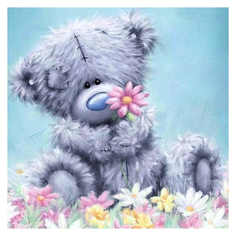 

5D DIY Diamond embroidery cartoon Bear diamond painting Cross Stitch full square Rhinestone mosaic decoration gift