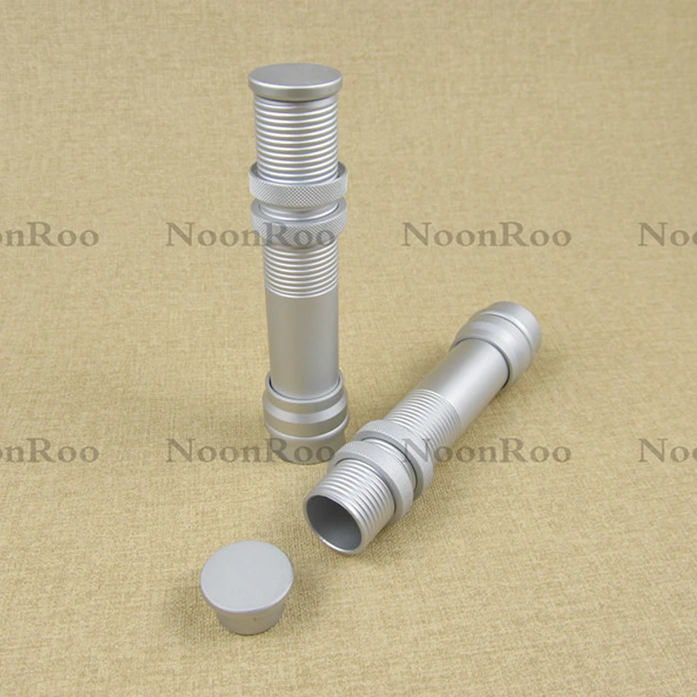 Assento do Carretel de Alumínio Noonroo Voar All-alumínio Assentos Mosca Haste Fosco Prata Cor 2 Pçs 16 8 High Quality Esporte e Lazer