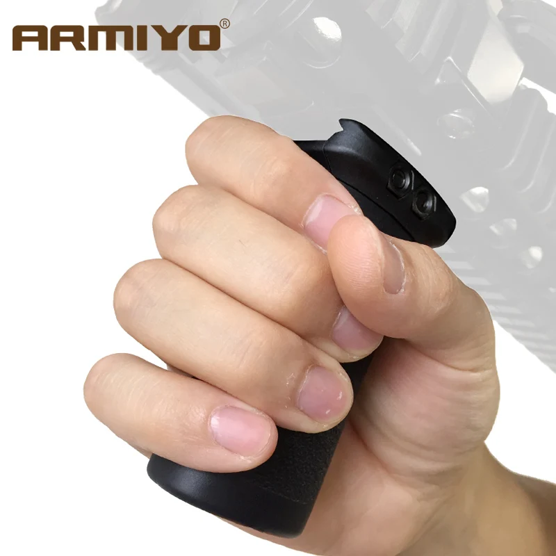 

Armiyo Tactical 20mm Rail Vertical Grips Handle Forward Gun Rack Shooting Hunting Accessories Black Dark Earth