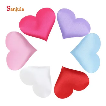 

5*5 cm Heart Rose Petals Decorations for Wedding 50 Piece/Lot Romantic Artificial Party Flowers petales de fleurs mariage RS06