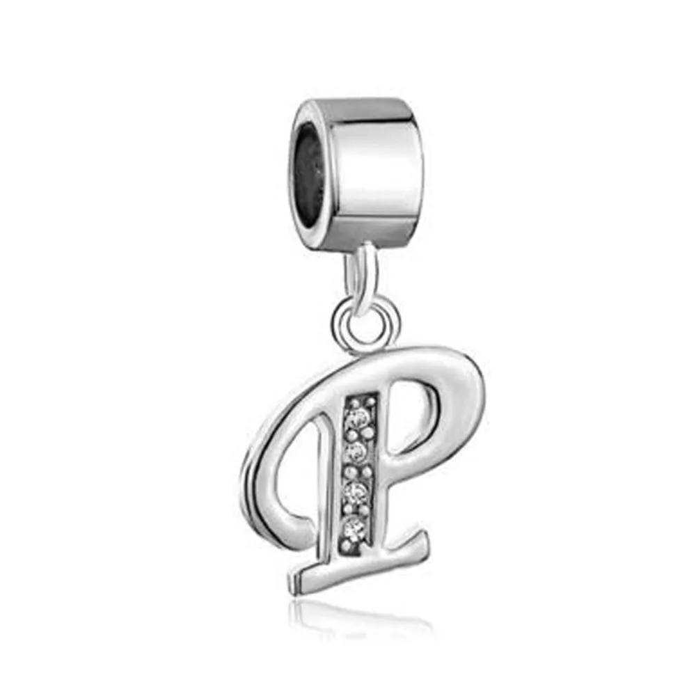 charms pandora lettera p charms pandora lettera p