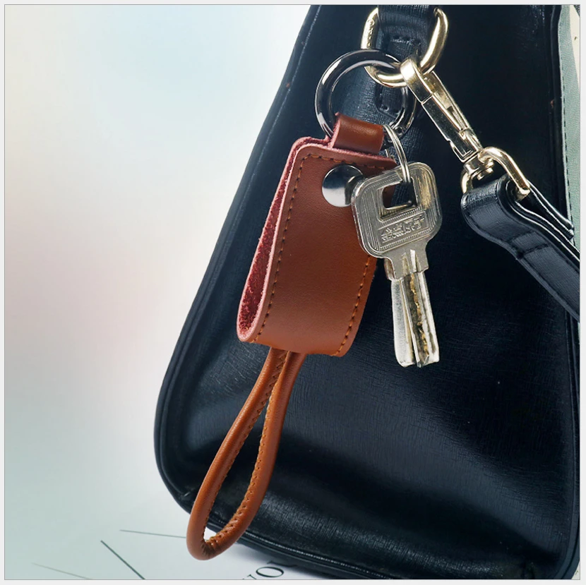 Fashion Portable Key Ring Fine copper USB Micro-USB Charge &amp DATA line Cable for Android devices | Электроника