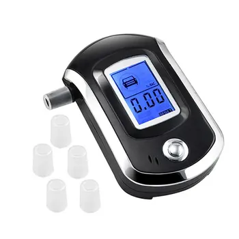 

High Precision Breathing Portable Drunk Driving Tester Alcohol Detector Concentration Detection Instrument
