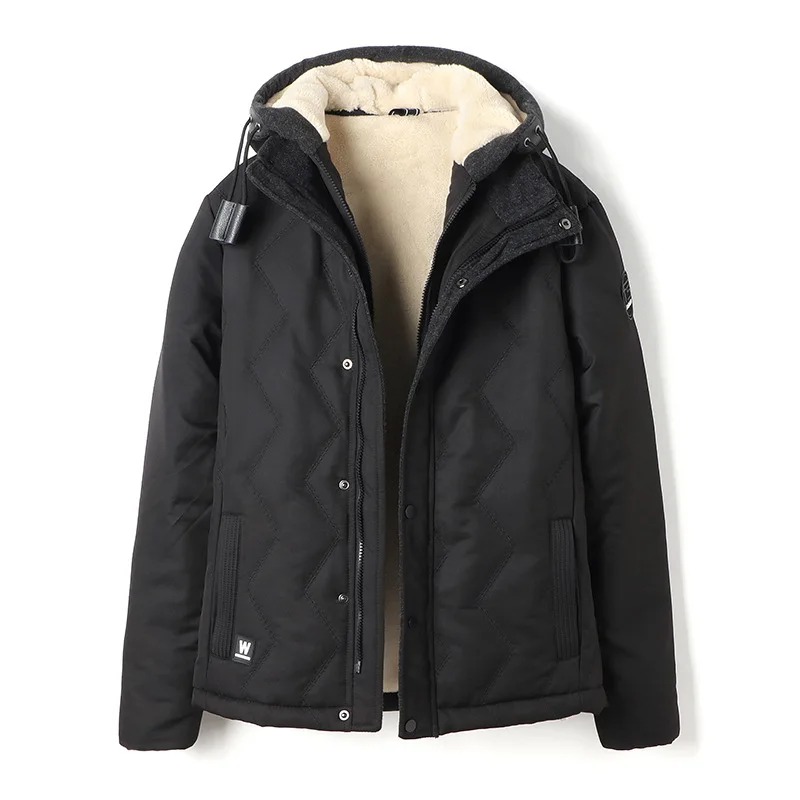

MRMT 2019 Brand Winter Men's Jackets with Velvet Thickened Hooded Overcoat for Male Casual Jacket Outer Wear Clothing Garment