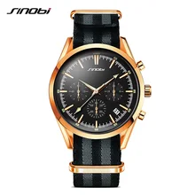 Espião 007 de ouro dos homens sports relógios de pulso cronógrafo sinobi militar da nato nylon pulseira de luxo da marca homens relógio de quartzo g14