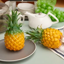 Simulation Fruit Pineapple Ornaments Props Simulation Fruit Vegetable Food Model Home Cabinet Artificial Props Room Decoration