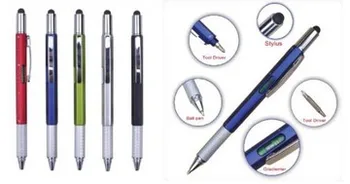 

3Pcs Free Shipping Multifunction Color Ballpoint Pen Mobile Phone Screen Stylus Level Screwdriver Digital Product Repair Tool