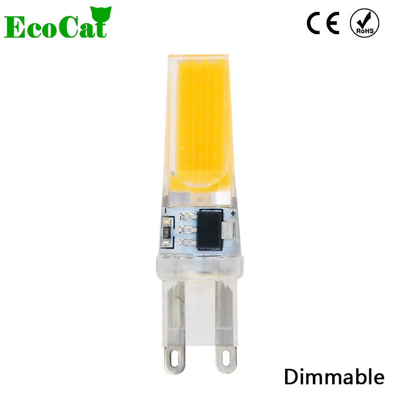 ECO KAT Nieuwe Dimbare LED G9 Lamp Led Lamp 220 V 9 W COB SMD High Power LED Verlichting