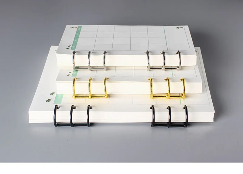 2 шт./компл. из металла с отрывными листами книги связующее навесной кольца альбом зажим для рукоделия фотоальбом Биндер из металлических колец стол кольцо для календаря