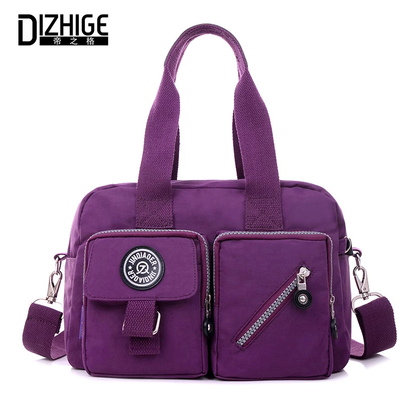 

DIZHIGE Brand Fashion Shoulder Bag Women Nylon Messenger Bags High Quality Crossbody Bag For Women Waterproof Solid Female Tote