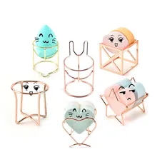 Креативная Мода Сердце Звезда Кролик макияж подставка-держатель губка держатель Красота Макияж пудра Puff блендер стеллаж для хранения Красота Инструменты