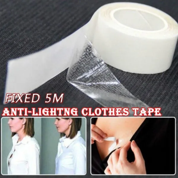

1 Pcs Double Sided Body Tape Toupee Breast Wig Lingerie Dress Boob Strips OR88