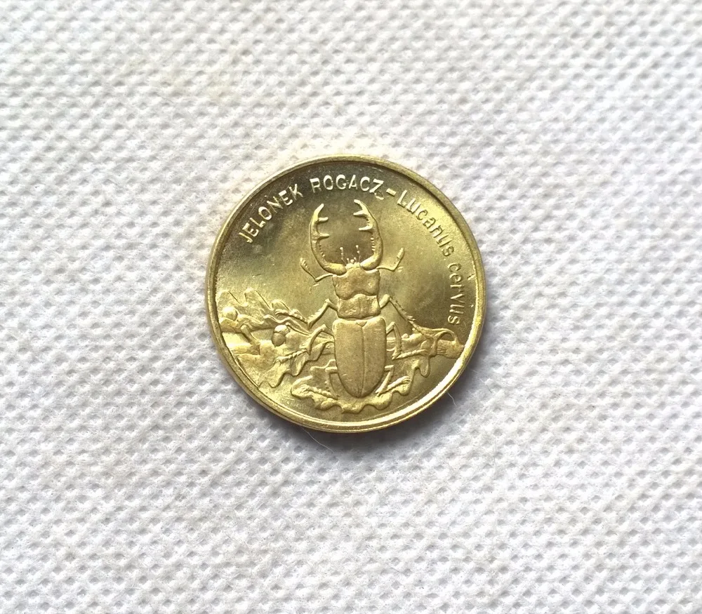 

1997 Poland ANIMALS JELONEK ROGACZ COPY commemorative coins-replica coins medal coins collectibles
