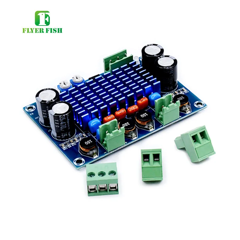 

2 X 120W TPA3116D2 Amplifier Module chassis dedicated plug-in 8V - 24V - 28V Stereo High Power Digital HIFI Amplifier board