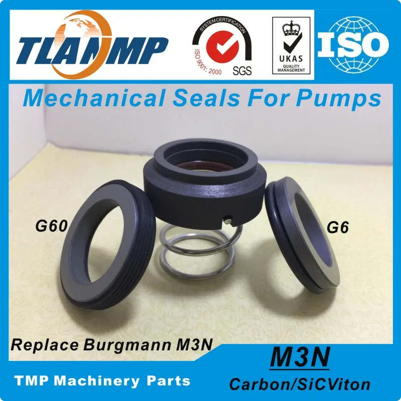 Burgmann Mechanical Seals For pumps 101-M3N Carbon-SiC-Viton  3