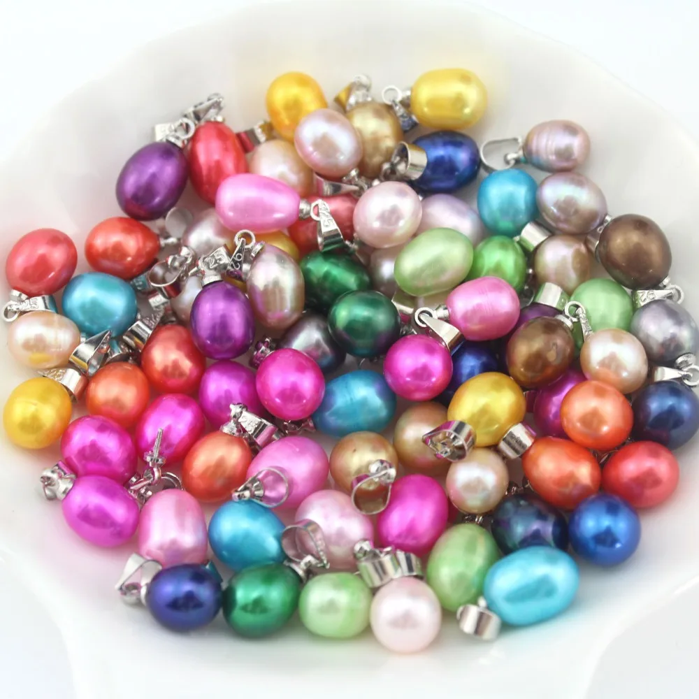 

2019 Wholesale!Freshwater Natural Pearl Pendant Necklace Pendant Fashion Women Jewelry Accessory Party Gift Jewelry DIY PE605