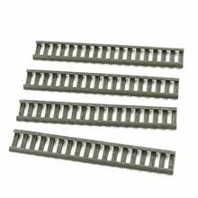 4 шт./компл. 18-слот Picatinny лестницы железнодорожного Панель Handguard протектор стойкого покрытия c45
