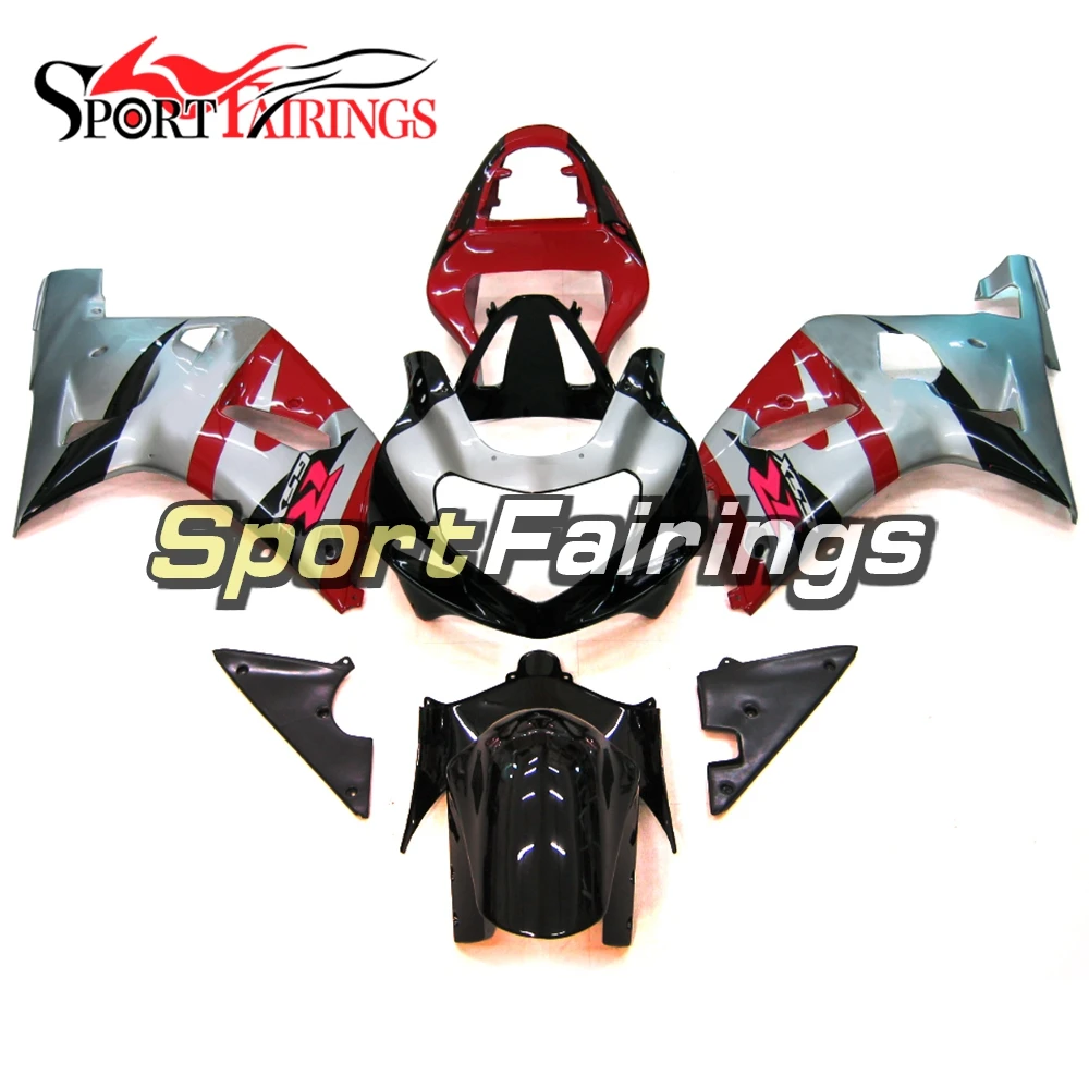 

Complete Fairings For Suzuki GSXR1000 GSX-R1000 K1 K2 00 01 02 Injection ABS Plastic Motorbike Fairing Kit Red Black Gray Kit