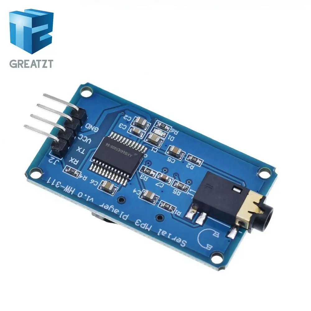 Последовательный модуль управления GREATZT YX6300 YX5300 UART MP3 музыкальный плеер для