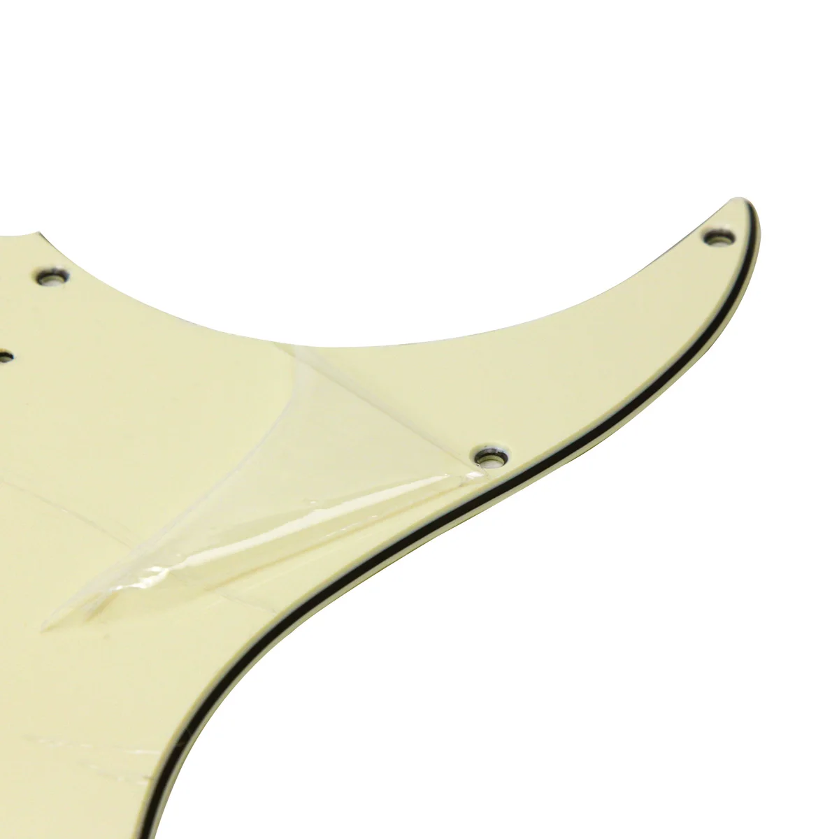 FLEOR Cream Guitar pick guard pick Guard Script Plate 3 ply с винтами для 11 отверстий HSS Strat аксессуары для электрогитары