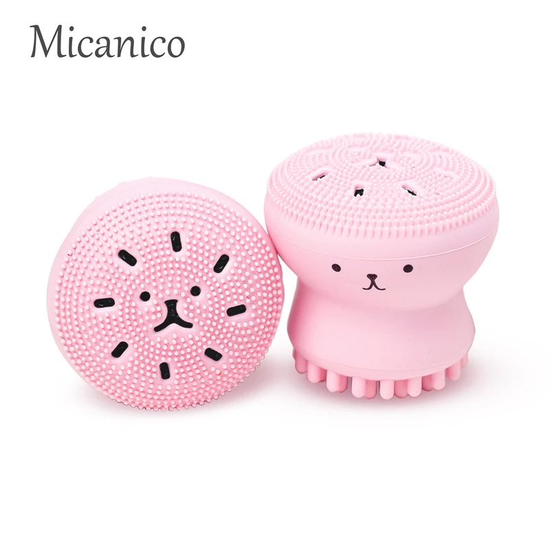 Micanico 1 шт. силиконовая Мягкая очищающая щетка для чистки пор очищающее средство