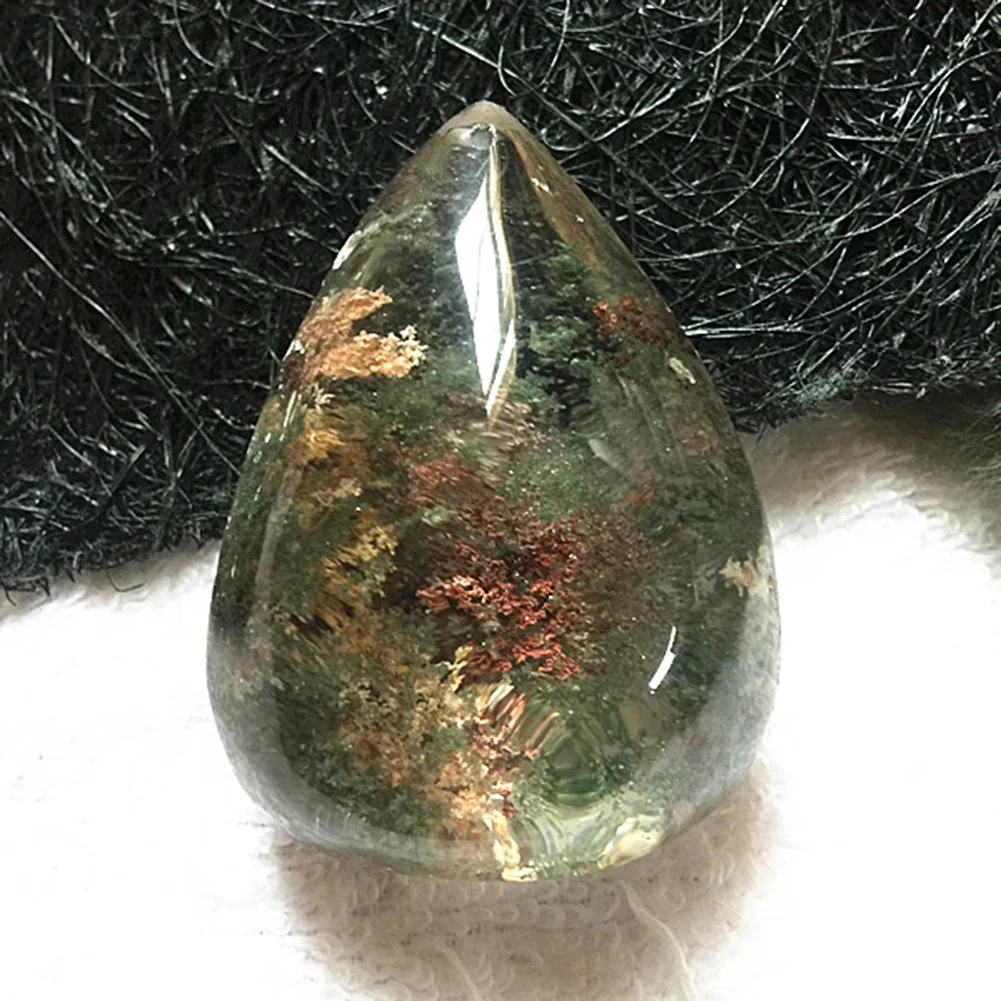 1,5-2 см натуральный камень приведение, Фантом Кристал кварца, натуральный камень образец подвеска c лечебным камнем хороший подарок для коллекции камня длина