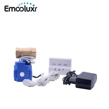 Сигнализатор об утечке воды детектор датчик утечки воды с 3/" клапан и 1 шт. 6 м чувствительный Сенсор кабель(DN20*1 шт