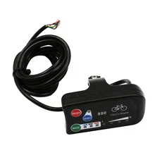 36V 48V Electric Bicycle Panel Ebike Meter Easy Install Cycling Control Part Stable Durable LED Display Accessories Smart