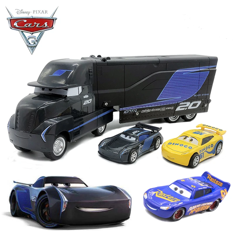 

27 Style Hot Toy Disney Pixar Cars 3 Metal Car Lightning McQueen Black Storm Jackson Model Car Educational Toy Boy Birthday Gift
