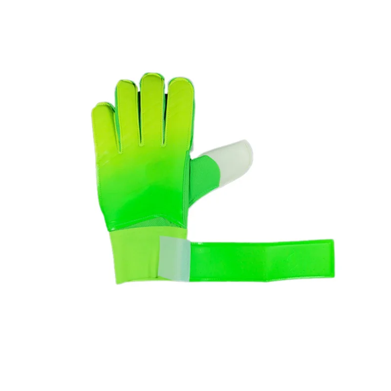 Цветные градиентные костяные костяшки PU латексные утолщенные футбольные вратарские перчатки футбольные перчатки 3 размера