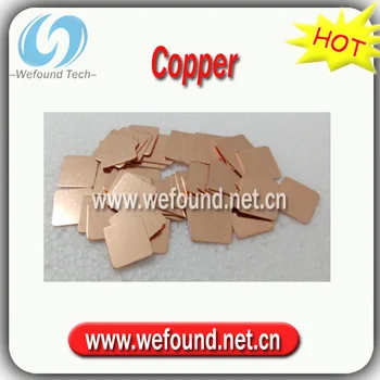 

Good Quanlity! 20 PCS 25mm*25mm*1.0mm Heatsink Copper Shim Thermal Pads for Laptop GPU VAG PAD Cooling