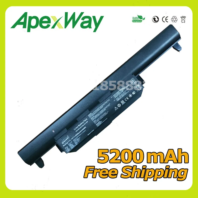 

Apexway 11.1V X55A K55 Battery for Asus A32 A32-K55 A41-K55 A45 A55 A75 K45 K55 K75 X45 X55 X75V R400 R500 R700 U57 Series