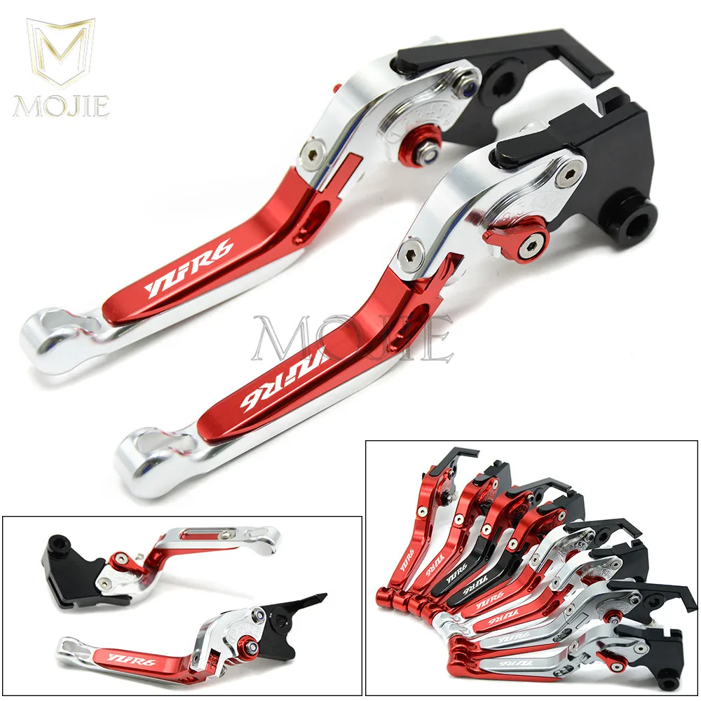 

Motorcycle Levers For Yamaha YZF R6 YZF-R6 1999-2004 2000 2001 2002 2003 Adjustable Folding Extendable Brake Clutch Levers YZFR6