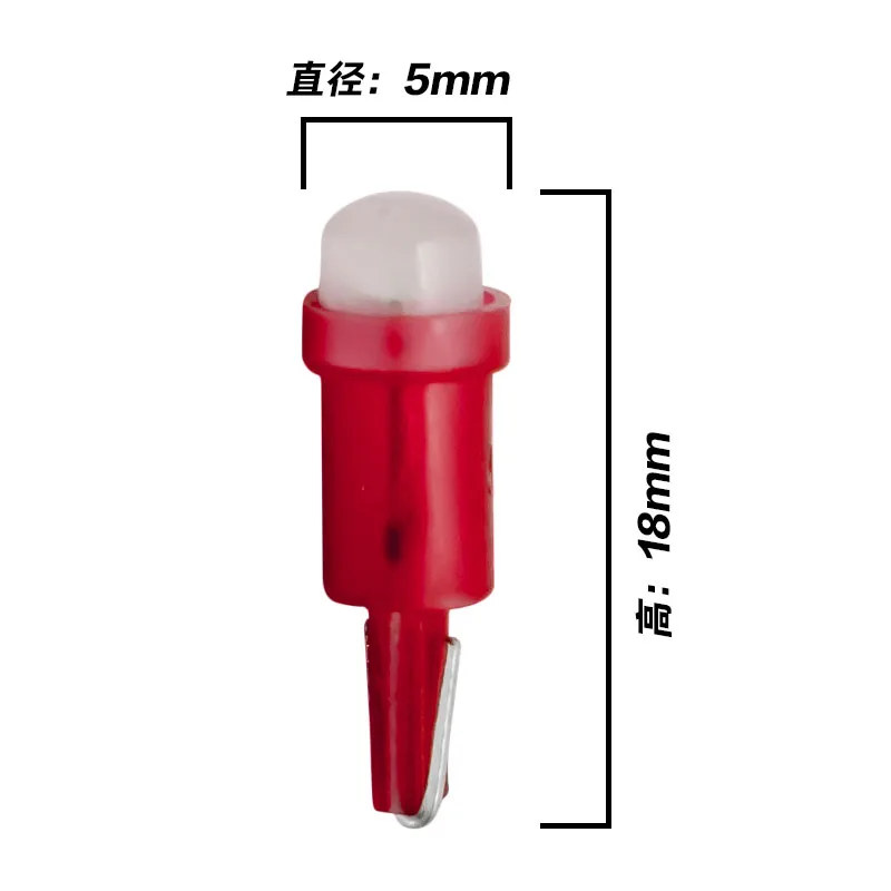 10PCS T5 W1.2W W3W 509T ڵ ׸ LED Ʈ ڵ      Ǳ   ȭƮ   ׸ ο