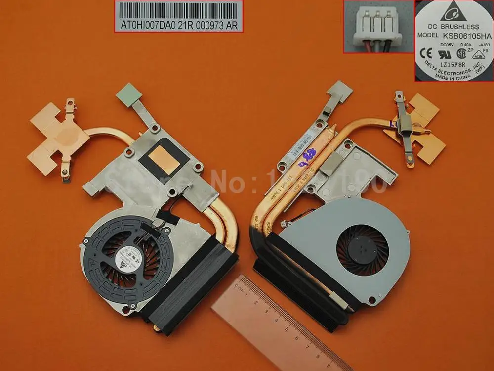 

NEW Laptop Heatsink for ACER 5750 For Discrete Video card,I7 CPU,Memory:2GB KSB06105HA CPU Cooling fan Repair Replacement