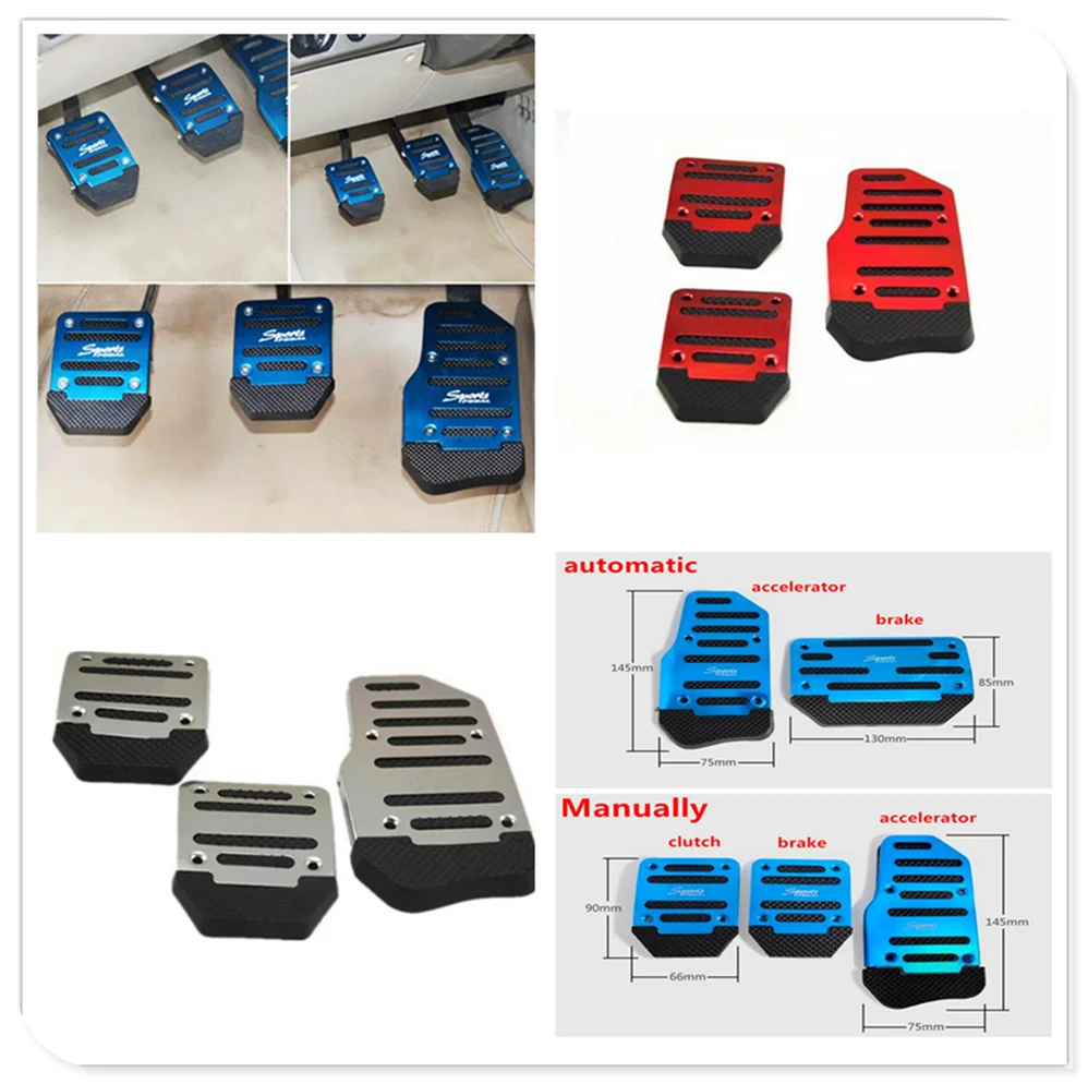 

Car Manual automatic Transmission metal Pedal Cover for Chevrolet Trailblazer Onix Tru Orlando Code Captiva Aveo Sail