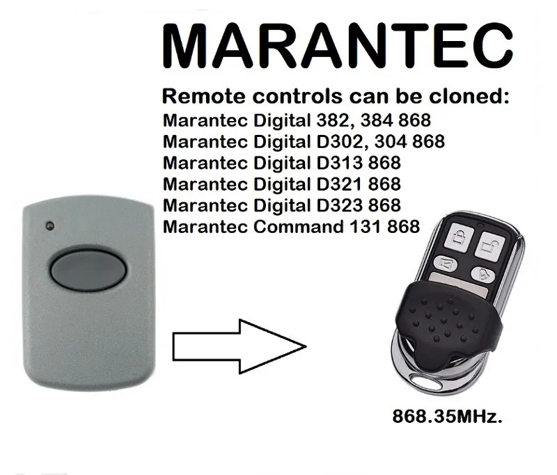 

MARANTEC Digital D321 868 Universal Remote Control Duplicator 868.35MHz